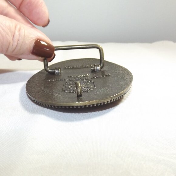 Vintage Milking Shorthorn Belt Buckle - Picture 5 of 7